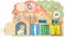 2Kids Toys Activity board Casetta con animali