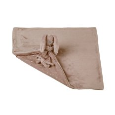 NATTOU Dečka s mazlíčkem Lapidou Glow moka 50 x 50 cm, 0 m+