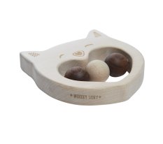 Wooden Story Chocalho - Gatinho alegre
