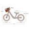 KINDERKRAFT Bicicleta sin pedales Rapid 2 Dune Whisper Bizuu