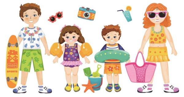 2Kids Toys Magnetic Dressing Family