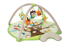 SKIP HOP Speeldeken 5 speeltjes, kussen Treetop Friends groenbruin 0m+