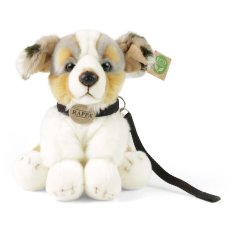 Rappa Plyschhund australian shepherd med koppel 28 cm ECO-FRIENDLY
