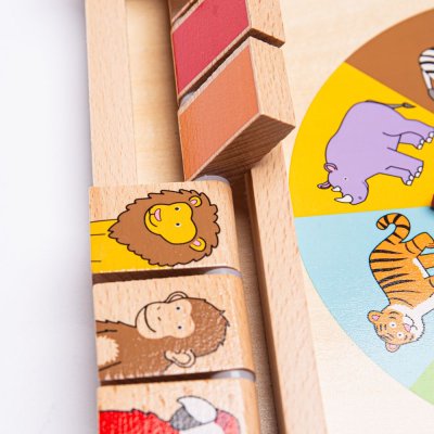 Bigjigs Toys Roulette mit Tieren