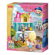 Sluban Girls Dream Village M38-B0875 Dwupiętrowy dom z poddaszem