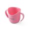 BABYONO Kubek ergonomiczny z uchwytami 120 ml różowy 6m+