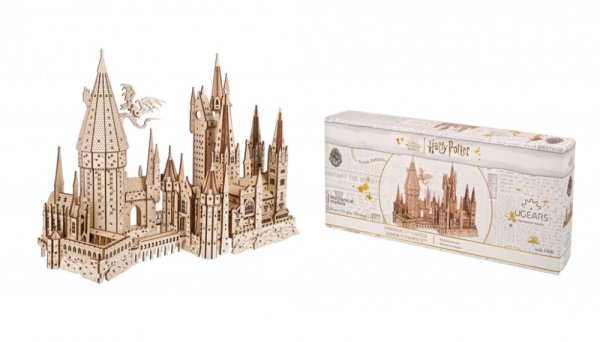 Ugears Drewniane Puzzle Mechaniczne 3D Zamek Hogwart, Harry Potter