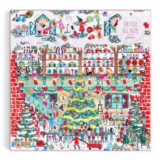 Galison Folie Puzzel Michael Storrings Kerst Speelgoedwerkplaats 500 stukjes