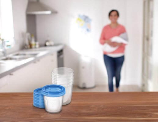 Pojemniki Philips AVENT VIA z pokrywkami 180 ml, 5 szt.