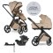 EASYWALKER Kombikinderwagen Zoey Almond Taupe + CBX By CYBEX Aton B2 i-Size + Basis