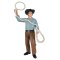 Mojo Cowboy with lasso
