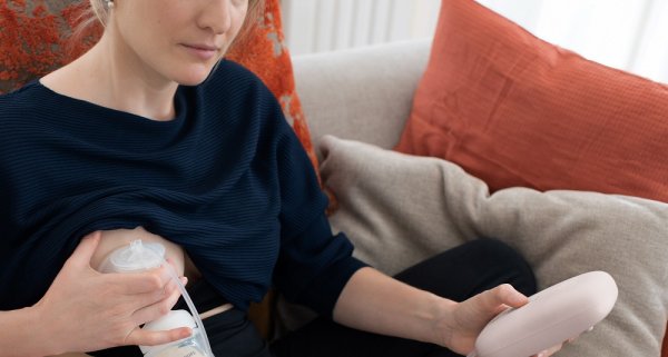Philips AVENT Elektrische Milchpumpe SCF395/31+Geschenk