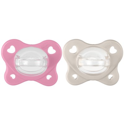 CHICCO Schnuller PhysioForma® Dual Soft rosa 6-16m, 2 Stk.