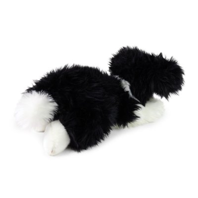 Rappa Plush Border Collie Dog Lying 30 cm ECO-FRIENDLY