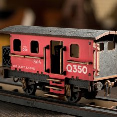 Puzzle 3D en bois RoboTime Locomotive à vapeur Vintage