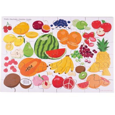 Bigjigs Toys Puzzle podłogowe Owoce