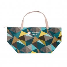 Monkey Mum® Bolsa de tela para accesorios de viaje Carrie - Encanto de geometría