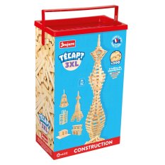 Jeujura Leseni gradbeni set Técap 3XL 300 delov