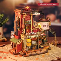 RoboTime 3D Wooden Puzzle Music Box Magical Gift Factory