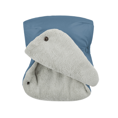 PETITE&MARS Set zimní fusak Jibot 3v1 + rukavice na kočárek Jasie Ocean Blue Horizontal