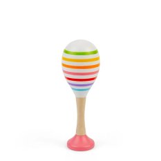 Bigjigs Toys Rumba gule sada 2 ks ružová