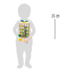 small foot Stolp za zabijanje z žogicami velik