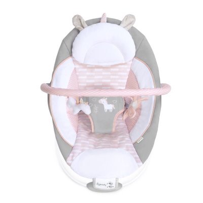 INGENUITY Espreguiçadeira Vibratória com Melodia Flora the Unicorn™ 0m+ até 9 kg