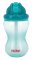 NUBY Kubek niepłynący ze składaną słomką i pojemnością 360 ml, 12 m+ zielony