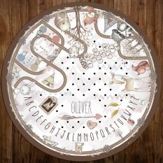Playmat for children in the children's room - Animals in the forest