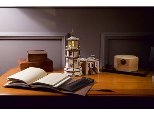 Puzzle 3D en bois mécanique Ugears Phare de Split Rock
