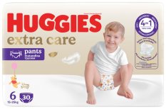 HUGGIES® eldobható pelenkanadrág 6 db Extra Care nadrág (15-25 kg) 30 db