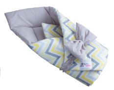 Becik - Cykcak yellow grey