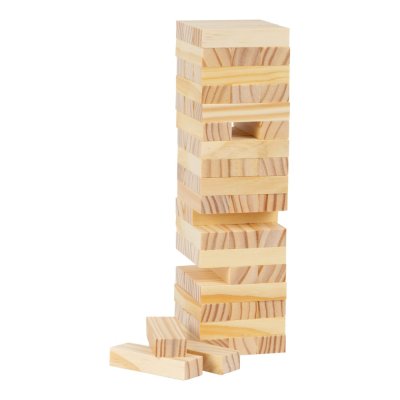 small foot Holzspiel Wackelturm Natur