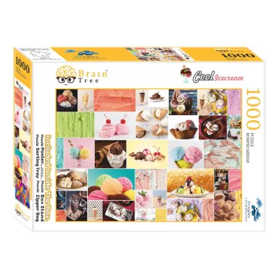 Brain Tree Puzzle Ice Cream World 1000 Pieces