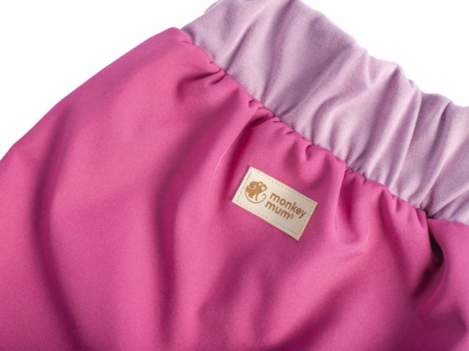 Παιδικό παντελόνι softshell με μεμβράνη Monkey Mum® - ζουμερό μούρο