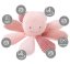 NATTOU Octopus edukativna igračka 8 aktivnosti Lapidou roza