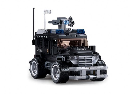 Sluban Véhicule tout-terrain de police Tigre télécommandé M38-B1156