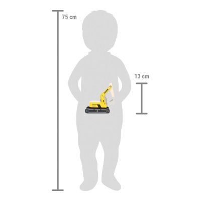 small foot Escavatore cingolato in legno