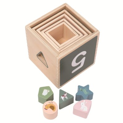 2Kids Toys Stapelturm aus Würfeln Bauernhof