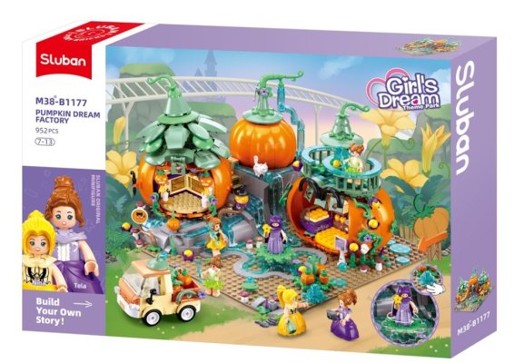 Sluban Girls Dream Pumpkin M38-B1177 Zauberhaftes Kürbisdorf