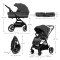 KINDERKRAFT SELECT Kinderwagen kombiniert Yoxi 2in1 Moonlight Grey