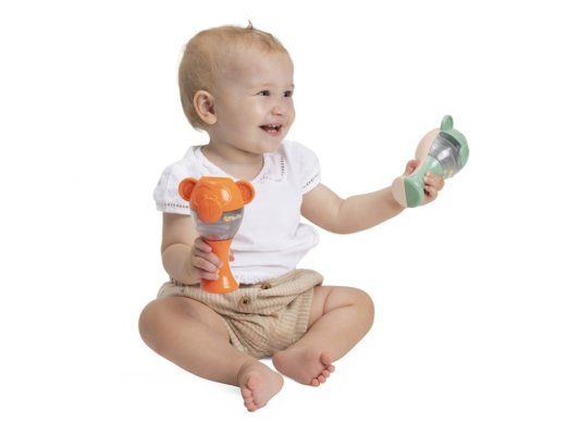 CHICCO Grzechotka Marakasy Małpka Eco+ 6m+