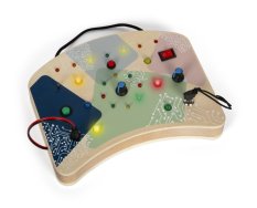 small foot Tablica motoryczna ze światłami LED i przełącznikami