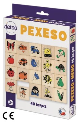 Detoa Drewniane Pexeso 40 szt.