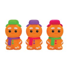 Schylling NeeDoh Squeezy gingerbread man glow in the dark