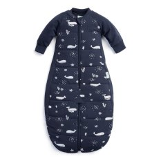 ERGOPOUCH Śpiworek i kombinezon do spania 2w1 bawełna organiczna Suit Whale 3-12 m, 6-12 kg, 2,5 tog