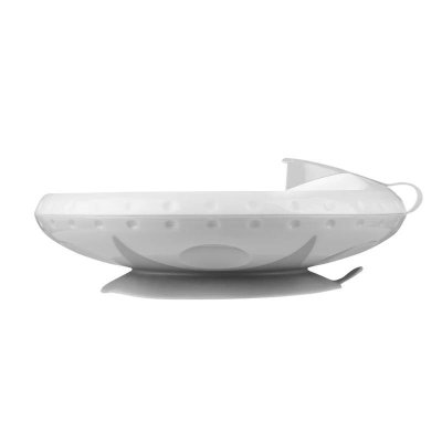 BABYONO Bowl with non-slip suction cup thermo gray