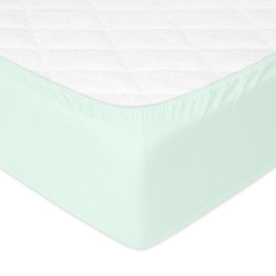 BABYMATEX Jersey Spannbettlaken wasserdicht 70x140 cm mint
