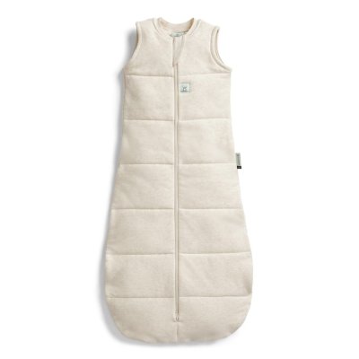 ERGOPOUCH Śpiworek do spania bawełna organiczna Jersey Oatmeal Marle 3-12 m, 6-10 kg, 2,5 tog