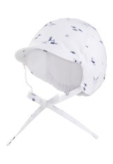 STERNTALER Gorra con visera y lazos, faros, niño, 37 cm, 2-3 m